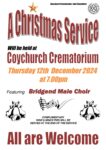 Christmas Service at the Crematorium 12th December 2024